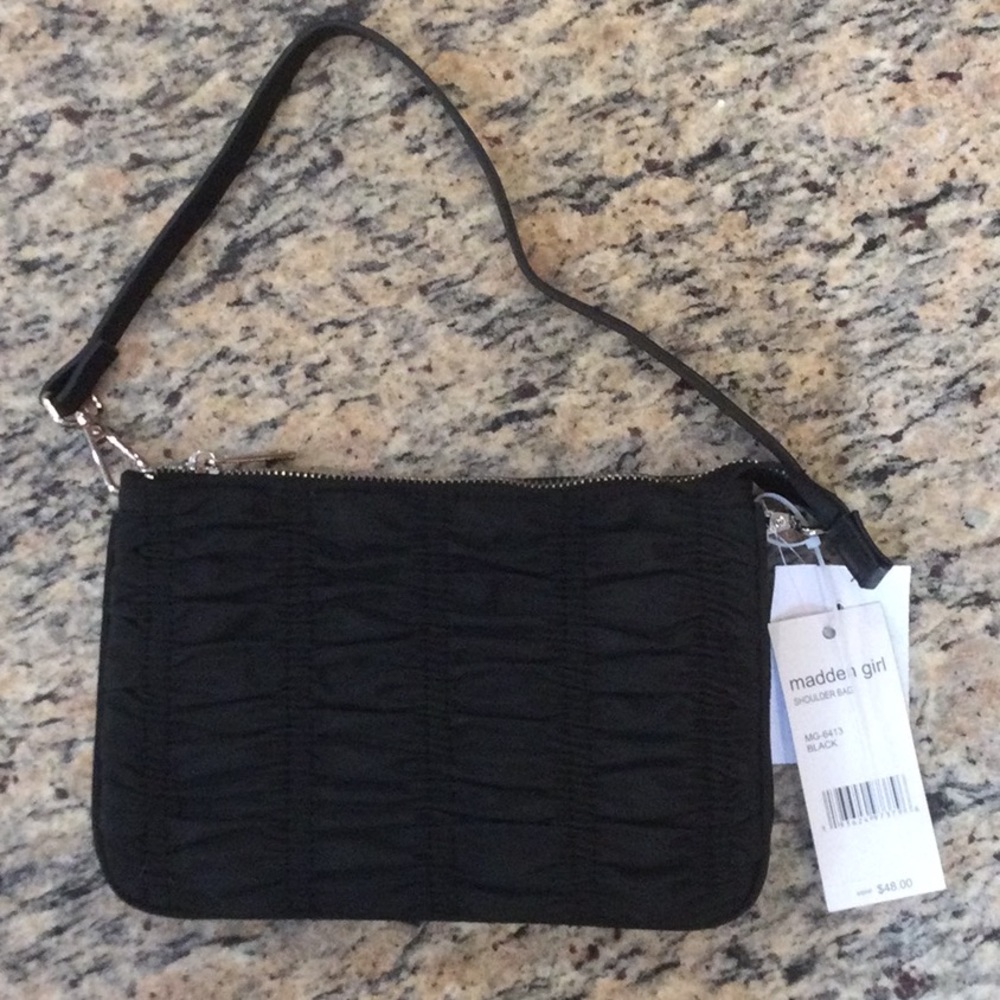 Madden Girl NWT Black Clutch